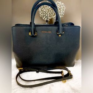 Michael Kors Large Black Savanna Satchel